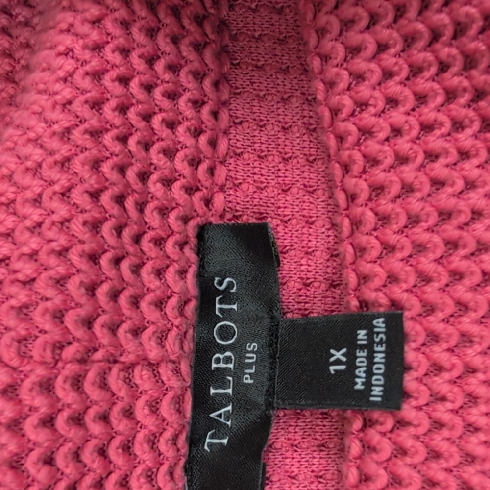 Talbots Plus Relaxed Turtleneck Pullover Casual S… - image 2